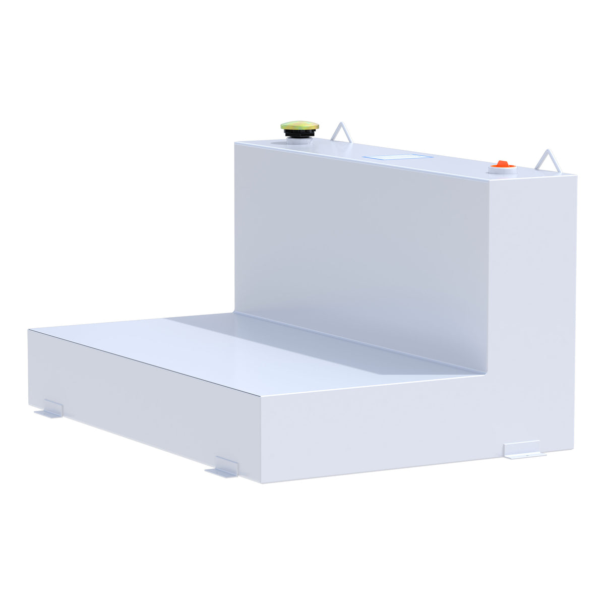 White 85-Gallon L-Shape Steel Transfer Tank