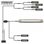 ARC Lighting StrobeLink® Harness Type A, For 6 Lights, Mini Bar Compatible - Part BB8KA06