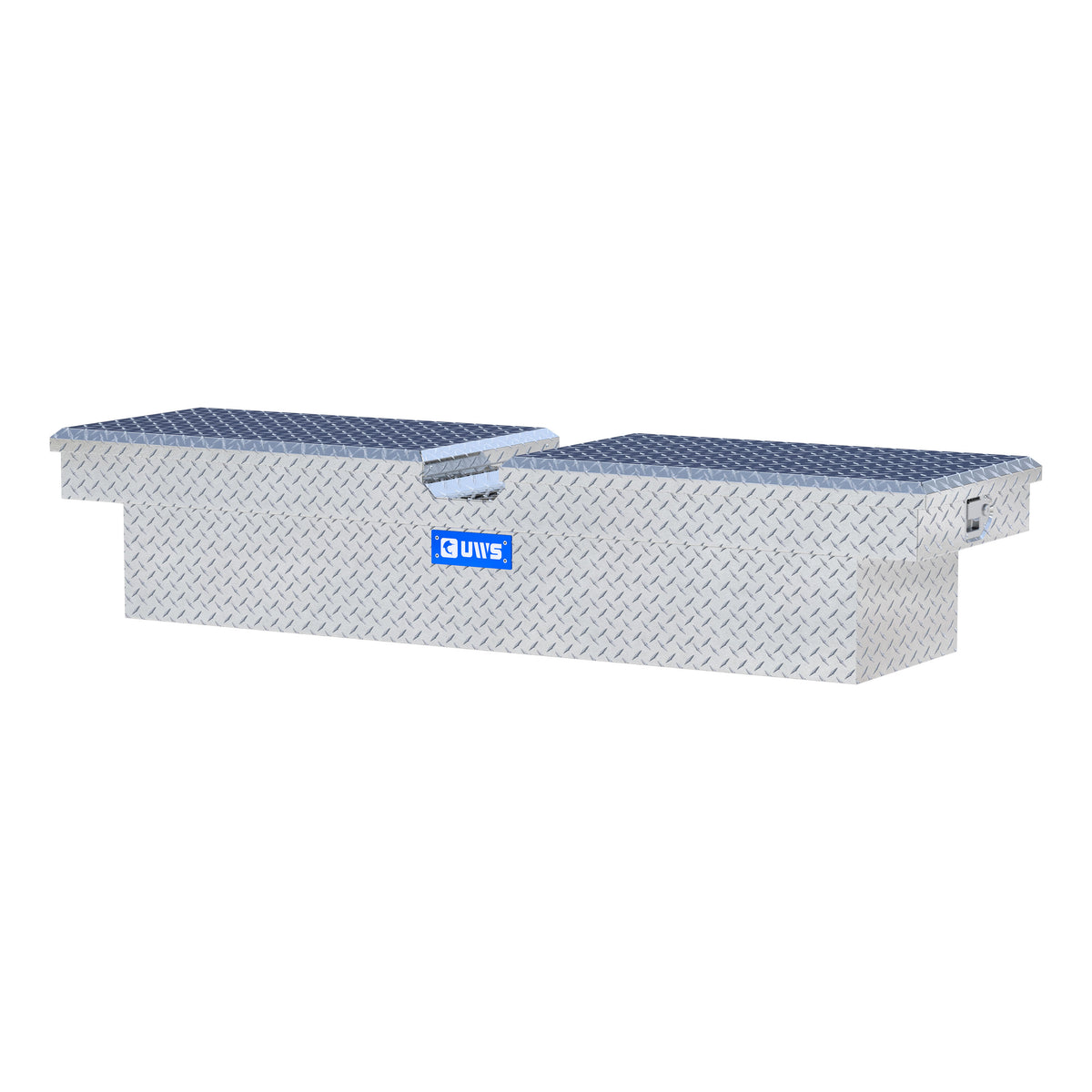 Bright Aluminum 72" Gull Wing Crossover Truck Tool Box