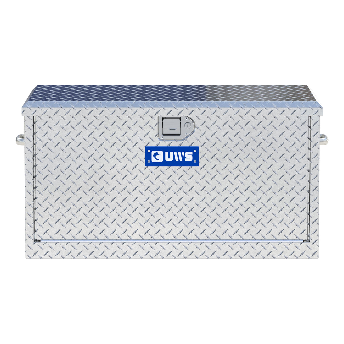 Bright Aluminum 38" Utility Chest Box with Drawers