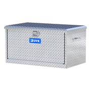 Bright Aluminum 38" Utility Chest Box with Drawers