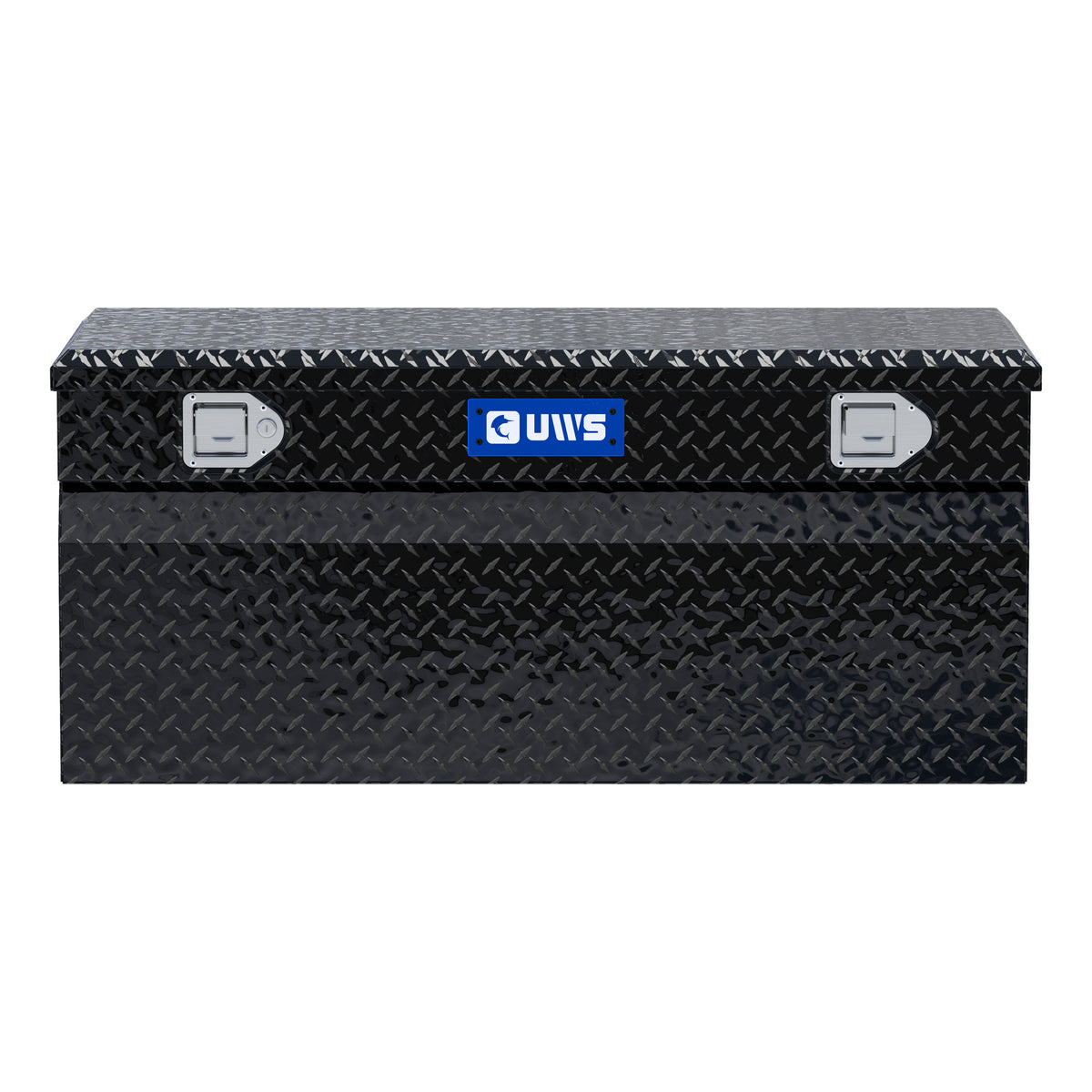 Gloss Black Aluminum 42" Wedge Utility Chest Box