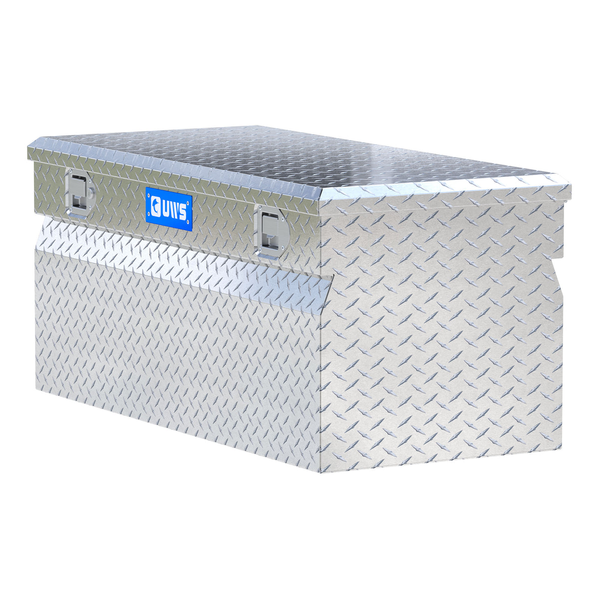 Bright Aluminum 42" Wedge Utility Chest Box