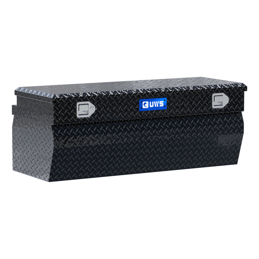 Gloss Black Aluminum 48" Wedge Utility Chest Box