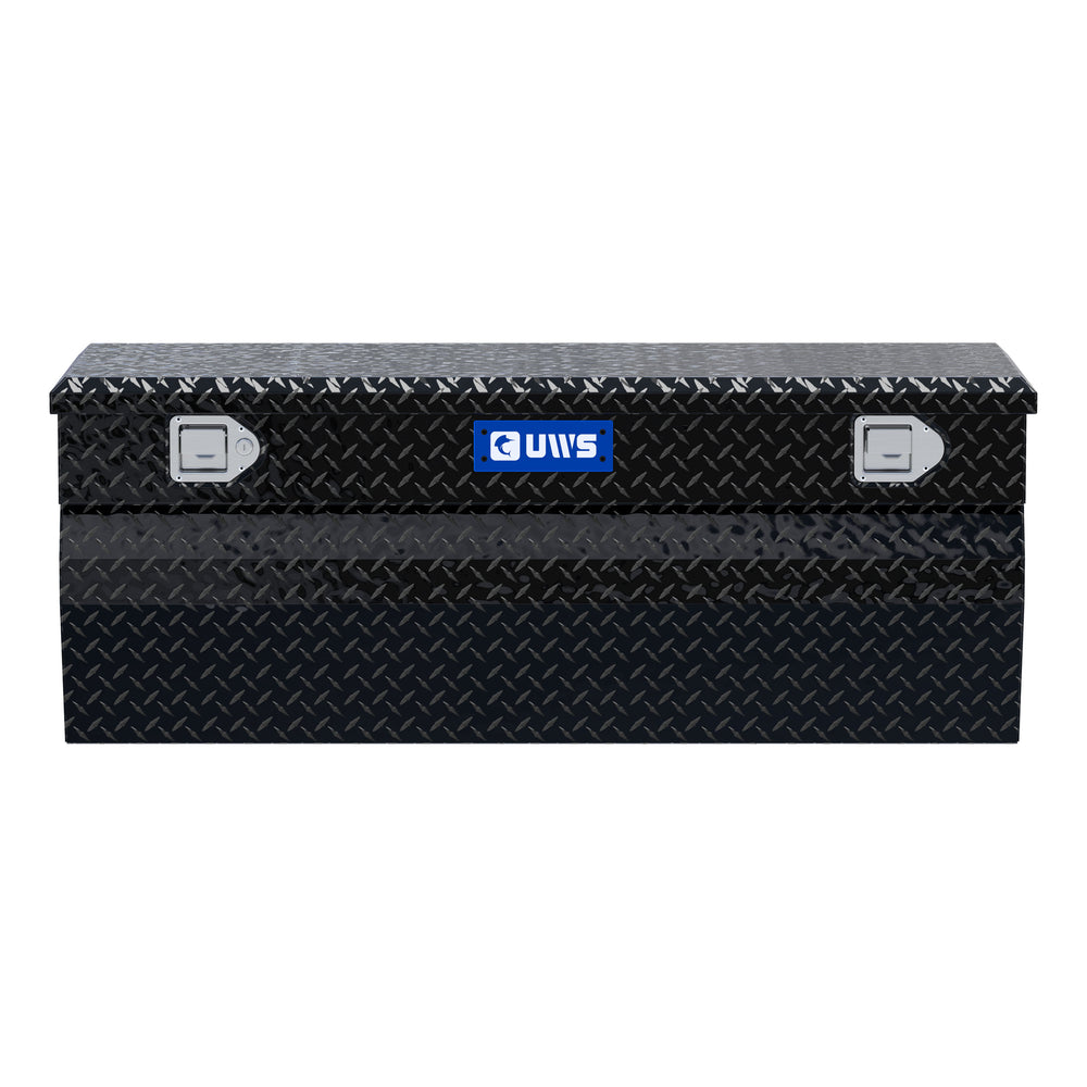 Gloss Black Aluminum 48" Wedge Utility Chest Box