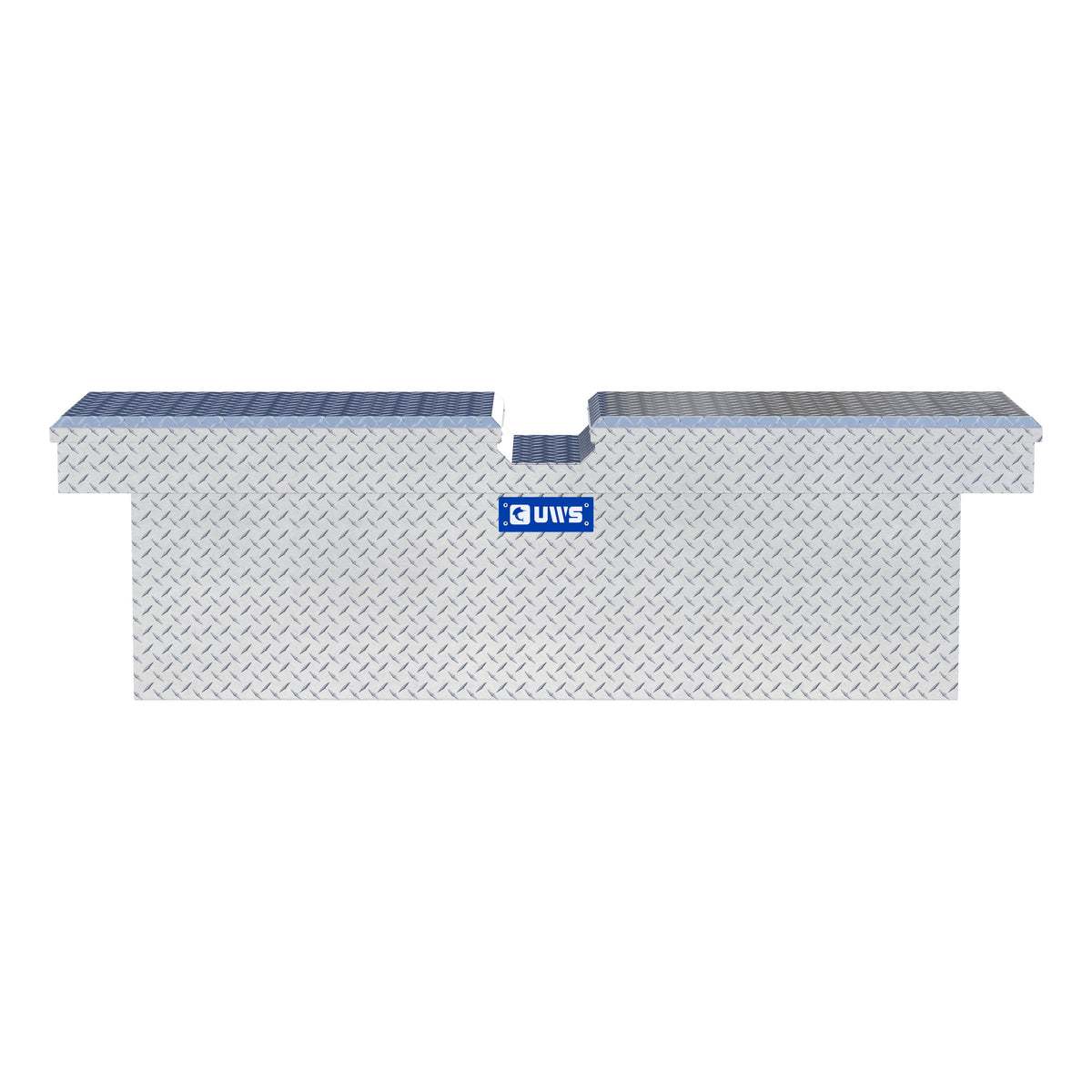 Bright Aluminum 69" Deep Gull Wing Crossover Truck Tool Box