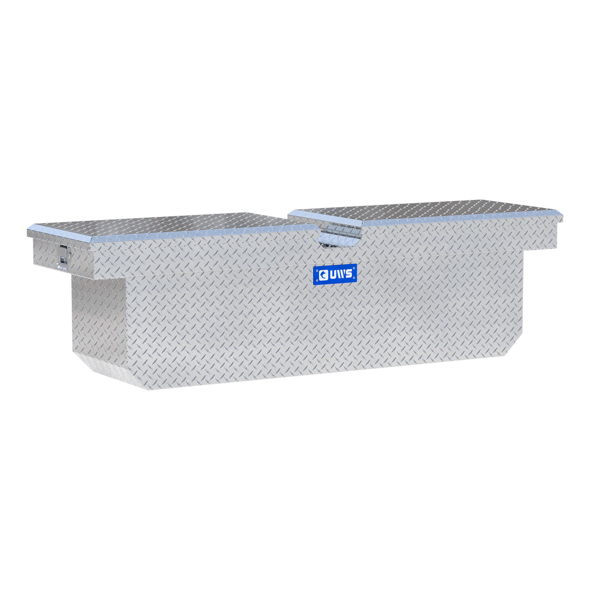 Bright Aluminum 72" Deep Gull Wing Crossover Truck Tool Box