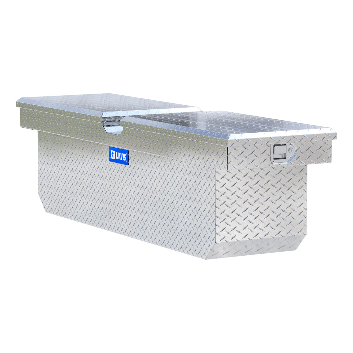 Bright Aluminum 72" Deep Gull Wing Crossover Truck Tool Box