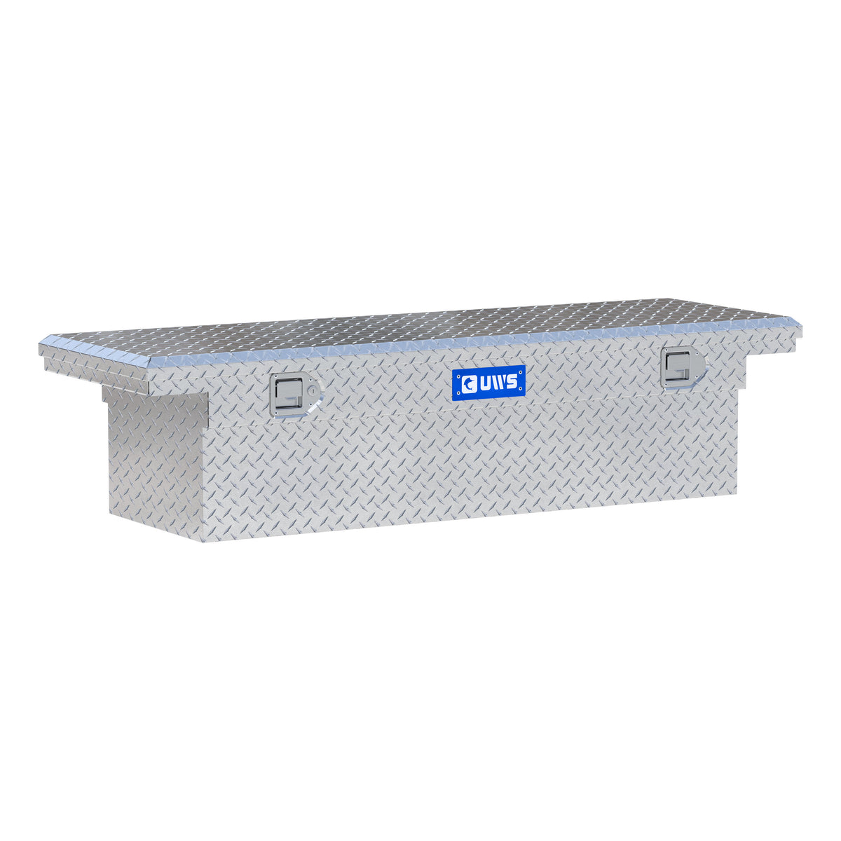 Bright Aluminum 60" Crossover Truck Tool Box, Low Profile