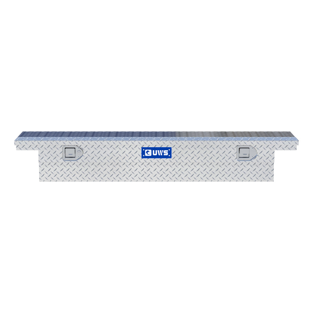 Bright Aluminum 63" Slim-Line Truck Tool Box, Low Profile