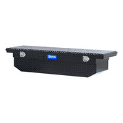 Gloss Black Aluminum 69" Angled Truck Tool Box, Low Profile