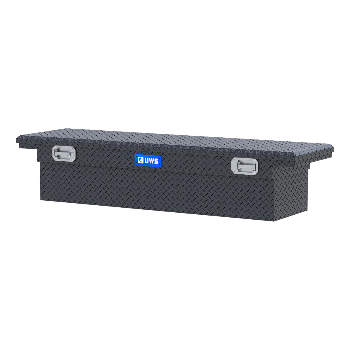 Matte Black 69" Truck Tool Box, Low Profile, Pull Handles