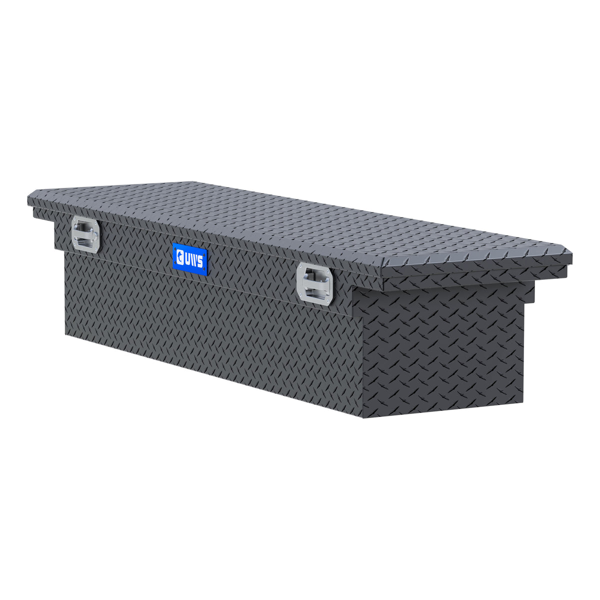 Matte Black 69" Truck Tool Box, Low Profile, Pull Handles