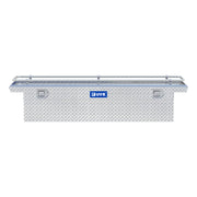 Bright Aluminum 69" Crossover Truck Tool Box with Low Profile & Rail