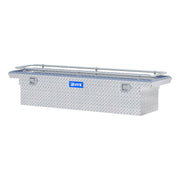 Bright Aluminum 69" Crossover Truck Tool Box with Low Profile & Rail