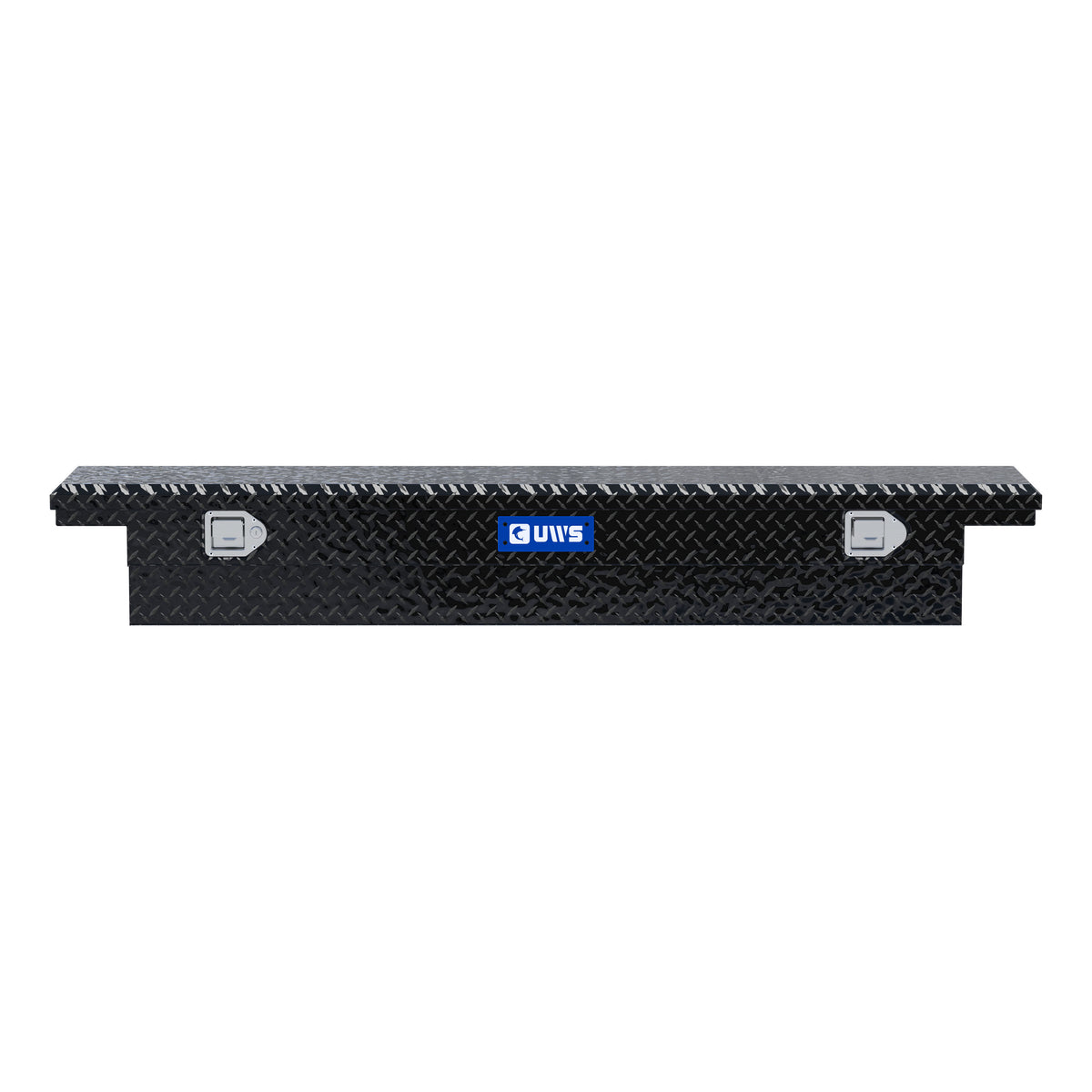 Gloss Black Aluminum 69" Slim Truck Tool Box, Low Profile