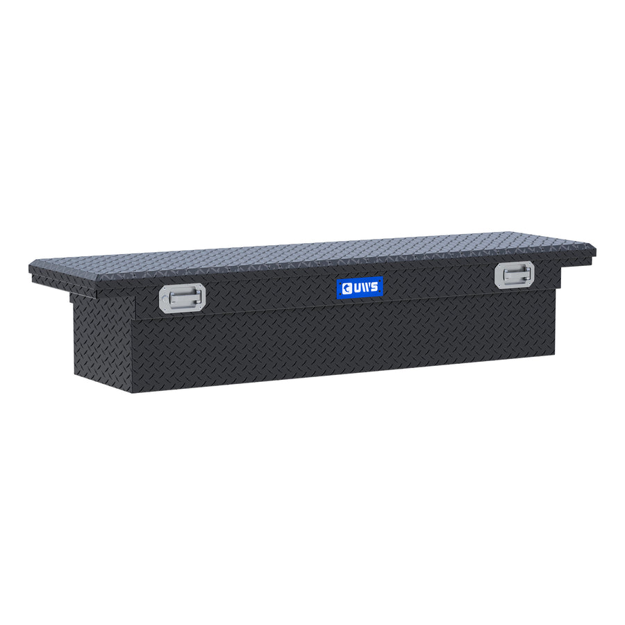 Matte Black 72" Truck Tool Box, Low Profile, Pull Handles