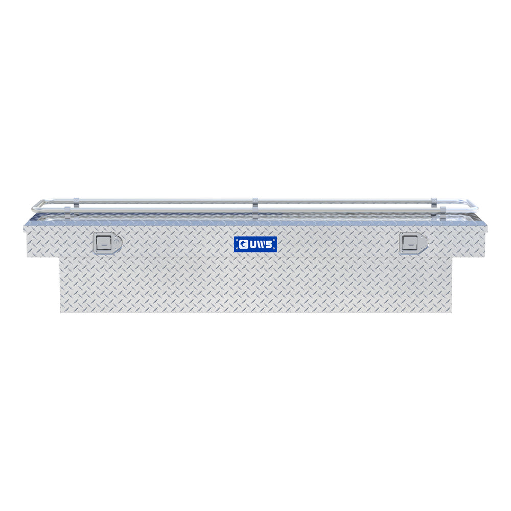 Bright Aluminum 72" Crossover Truck Tool Box with Rail