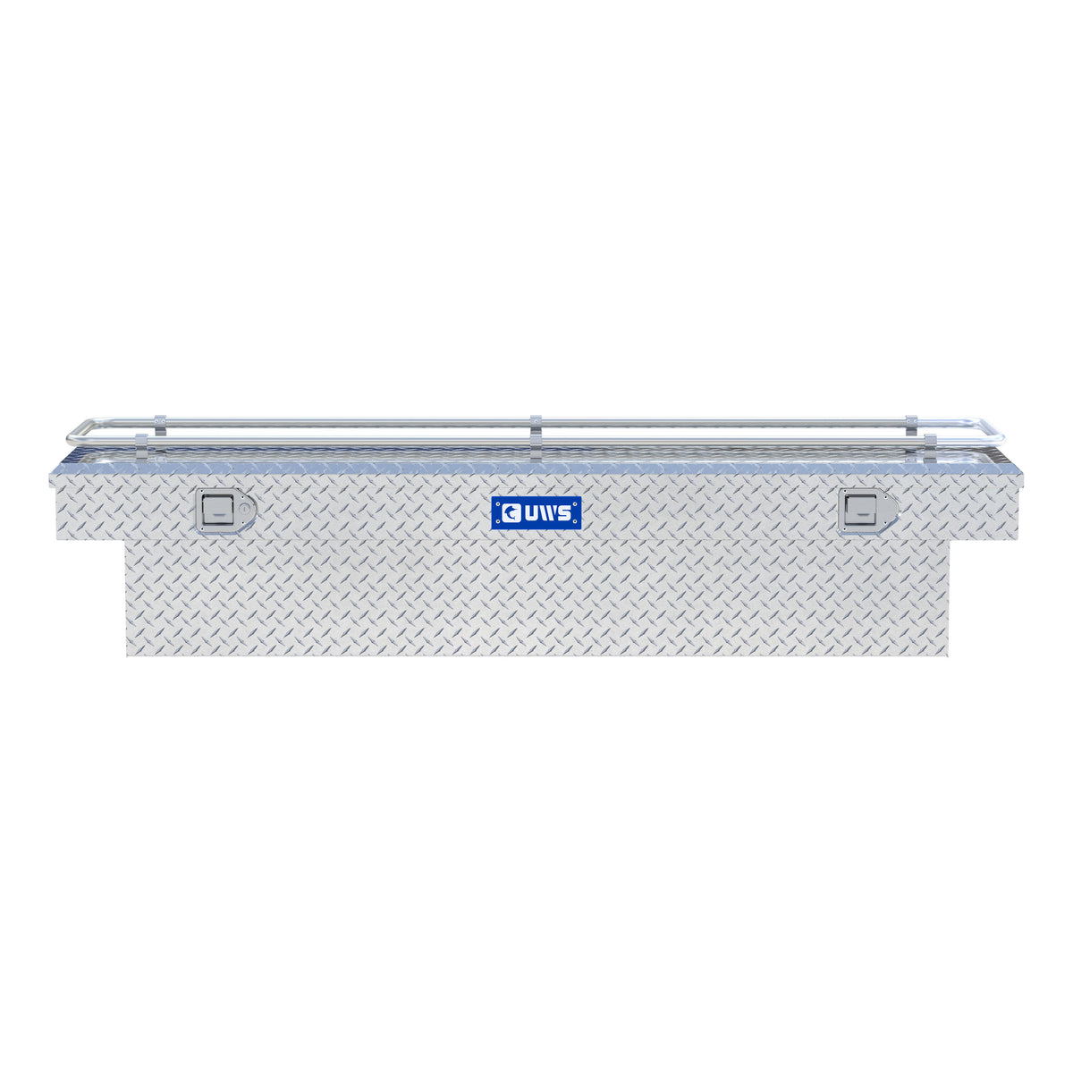 Bright Aluminum 72" Crossover Truck Tool Box with Rail
