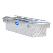 Bright Aluminum 72" Crossover Truck Tool Box with Rail