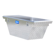 Bright Aluminum 63" Deep Angled Truck Tool Box, Low Profile