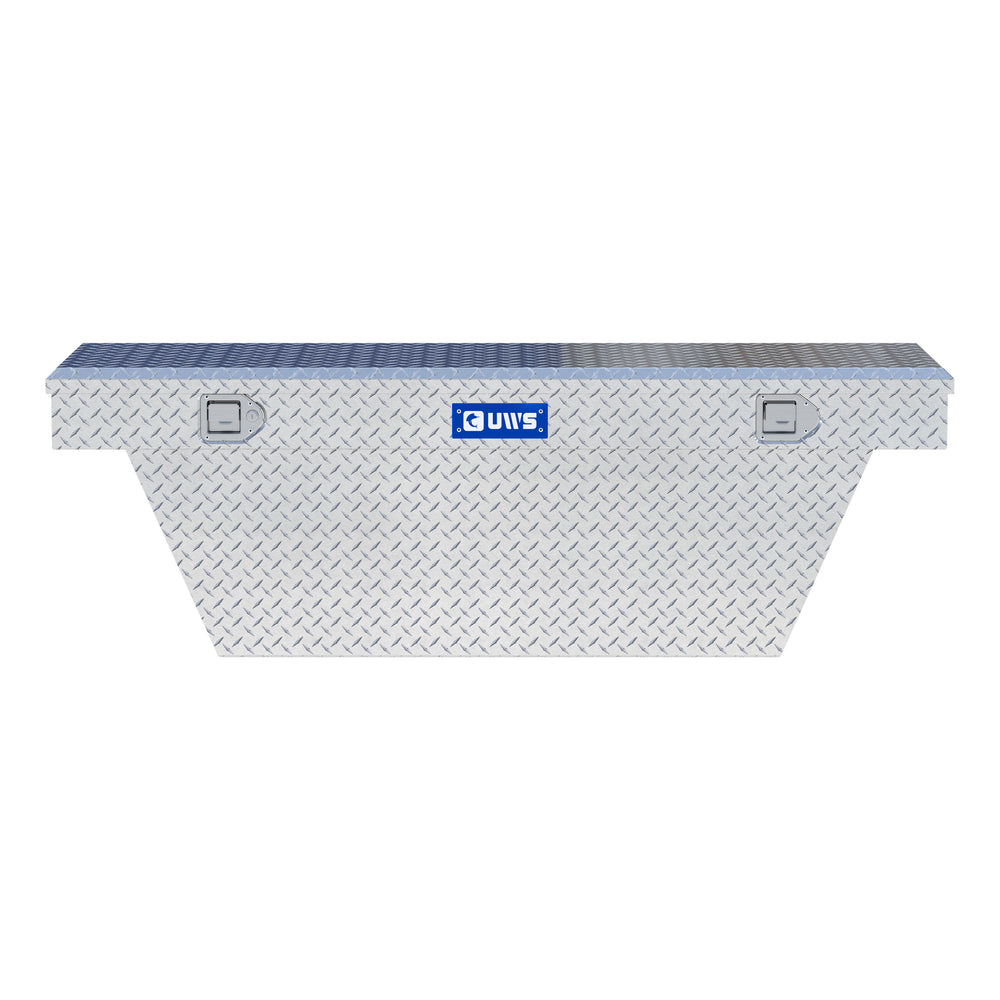 Bright Aluminum 63" Deep Angled Crossover Truck Tool Box