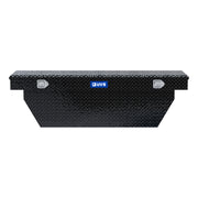 Gloss Black Aluminum 69" Deep Angled Crossover Truck Tool Box