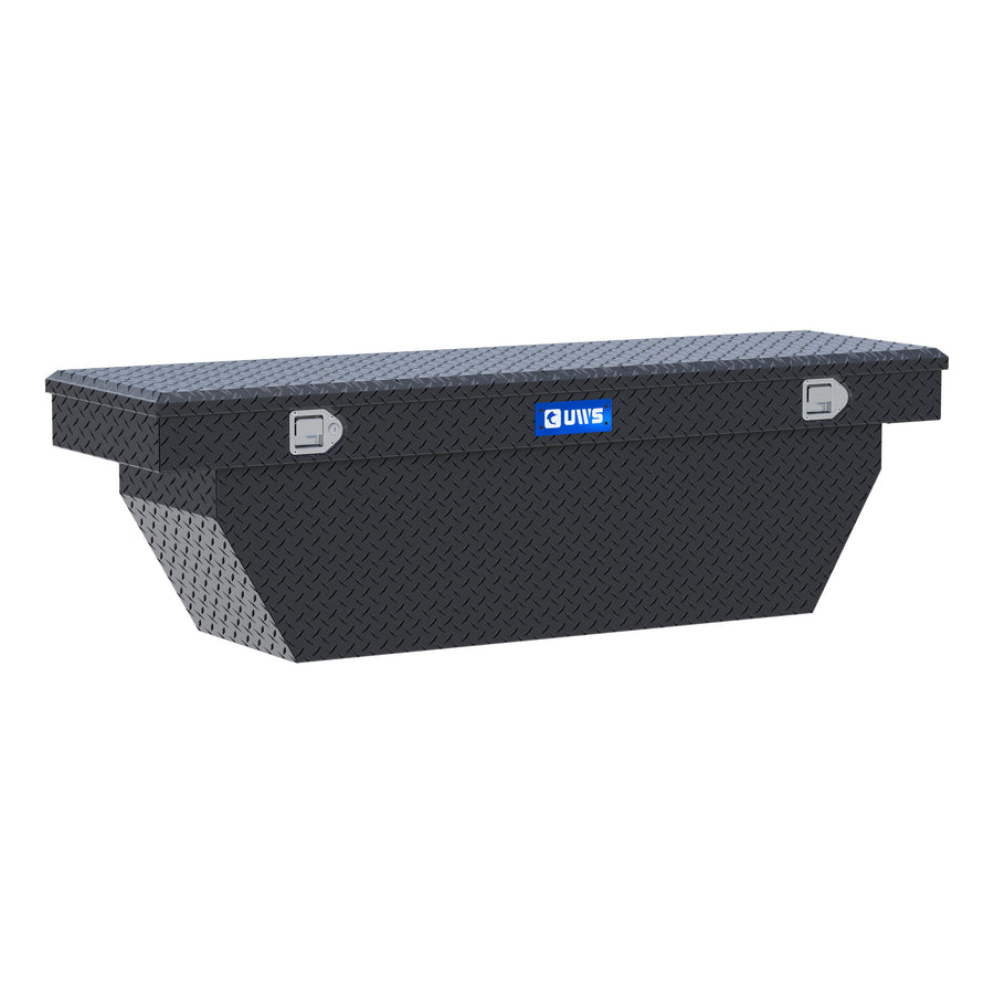 Matte Black Aluminum 69" Deep Angled Crossover Truck Tool Box