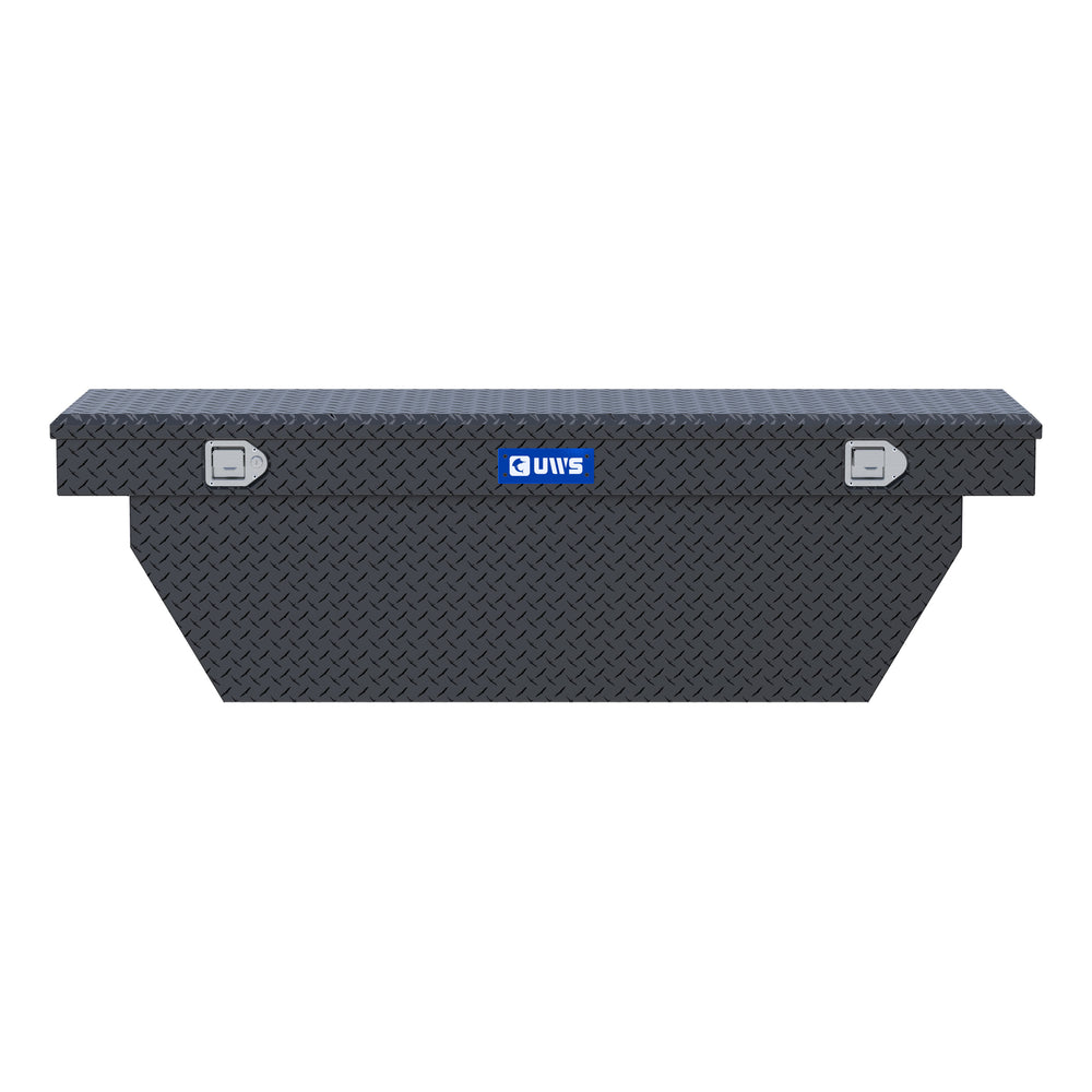 Matte Black Aluminum 69" Deep Angled Crossover Truck Tool Box