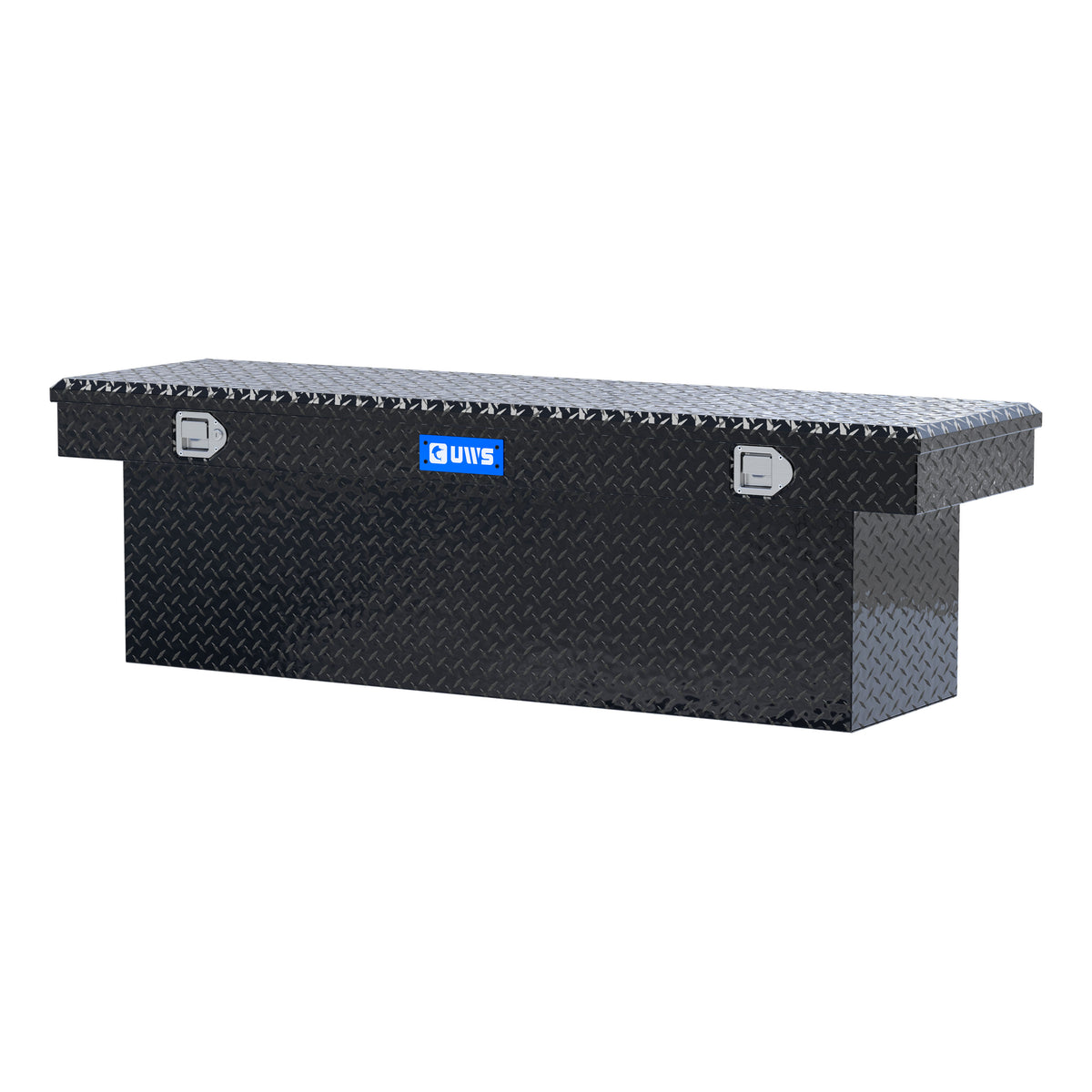 Gloss Black Aluminum 69" Deep Crossover Truck Tool Box
