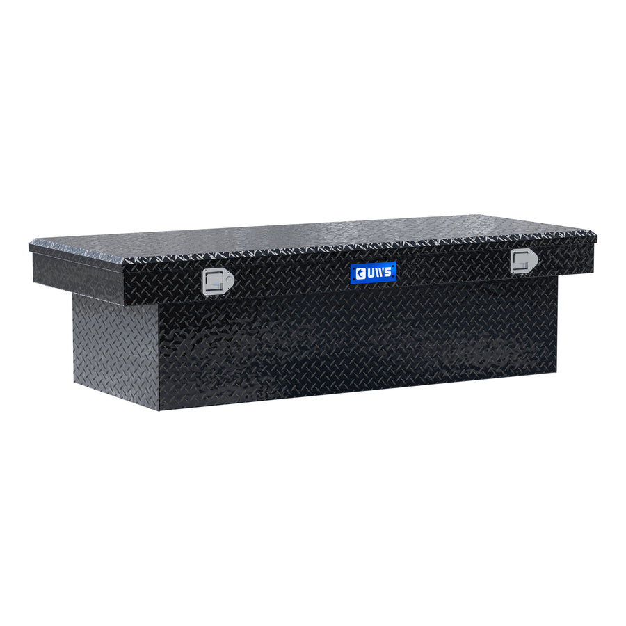 Gloss Black Aluminum 69" Deep Extra-Wide Crossover Truck Tool Box