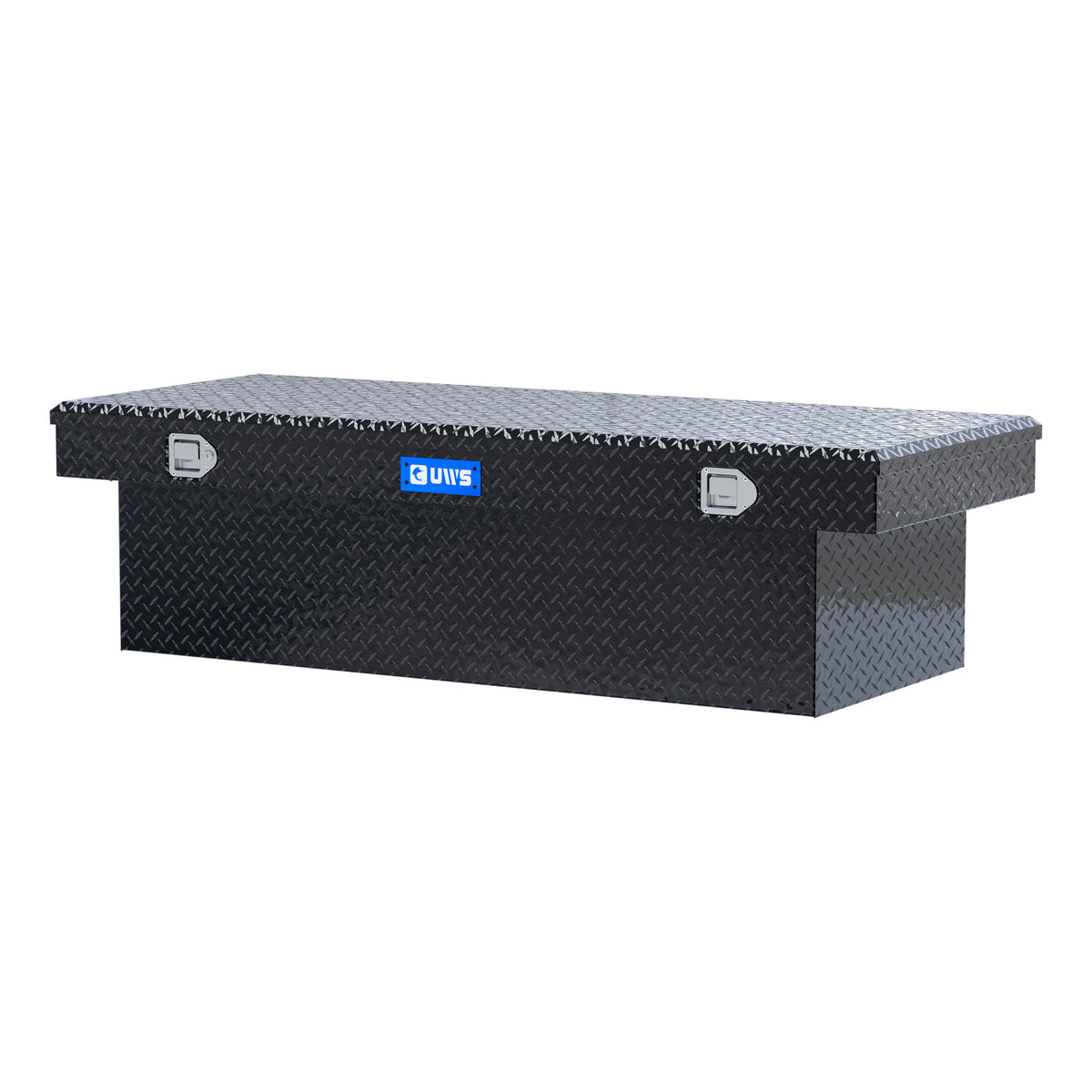 Gloss Black Aluminum 69" Deep Extra-Wide Crossover Truck Tool Box