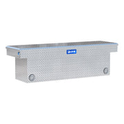 Bright Aluminum 69" Deep Push Button Crossover Truck Tool Box