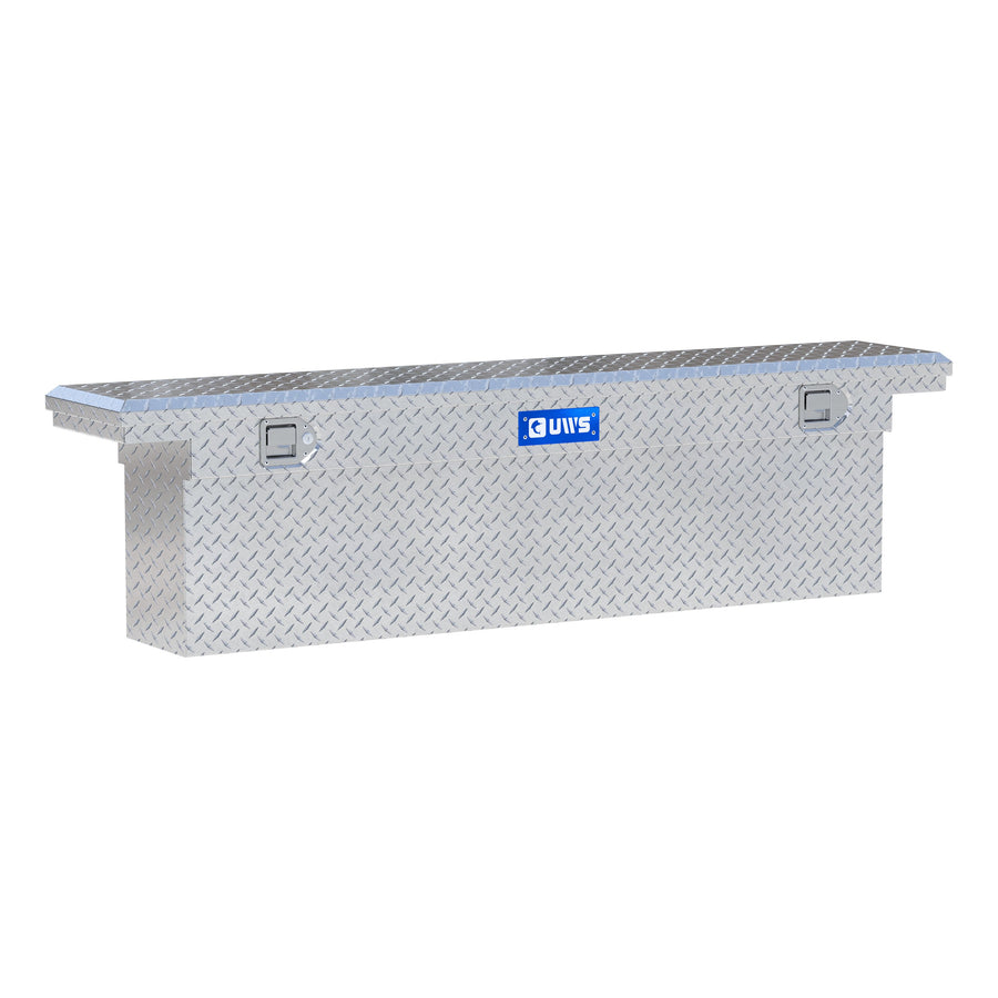 Bright Aluminum 69" Deep Slim Truck Tool Box, Low Profile