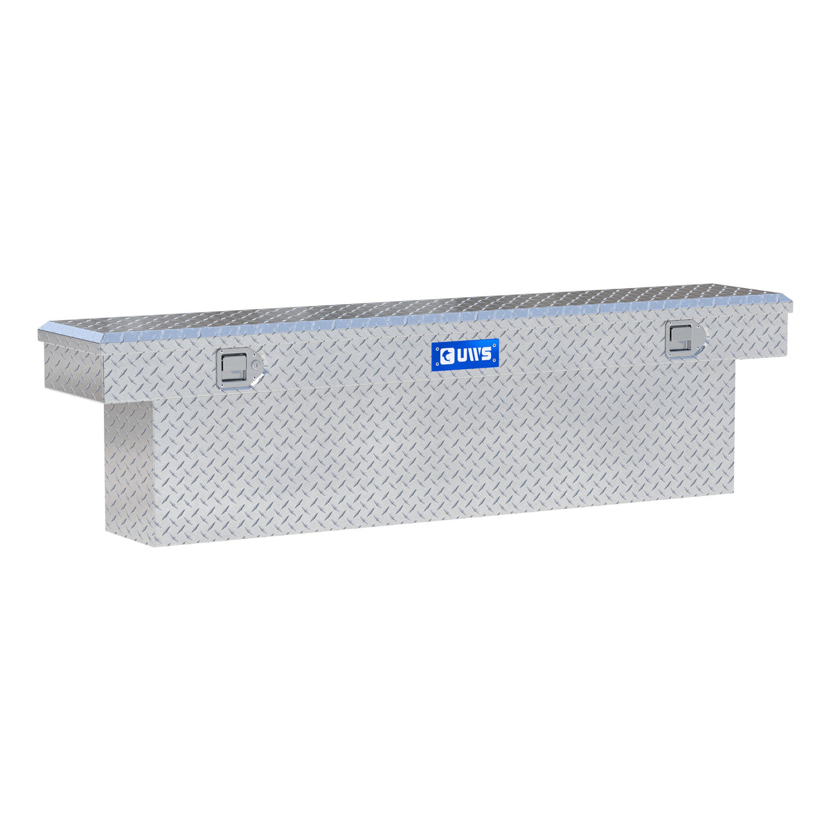 Bright Aluminum 69" Deep Slim-Line Crossover Truck Tool Box