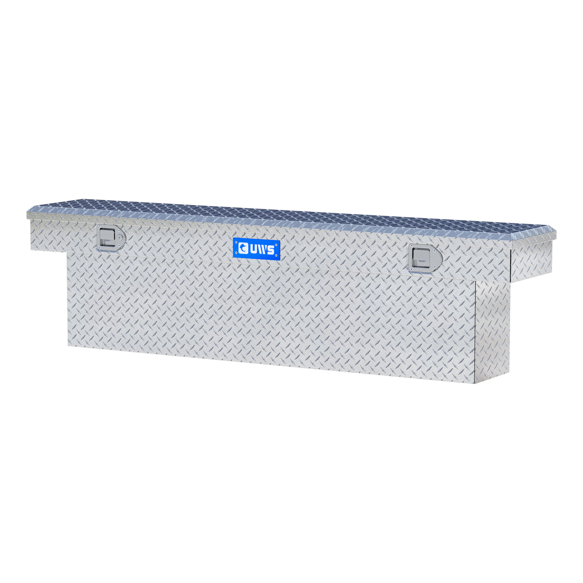 Bright Aluminum 69" Deep Slim-Line Crossover Truck Tool Box