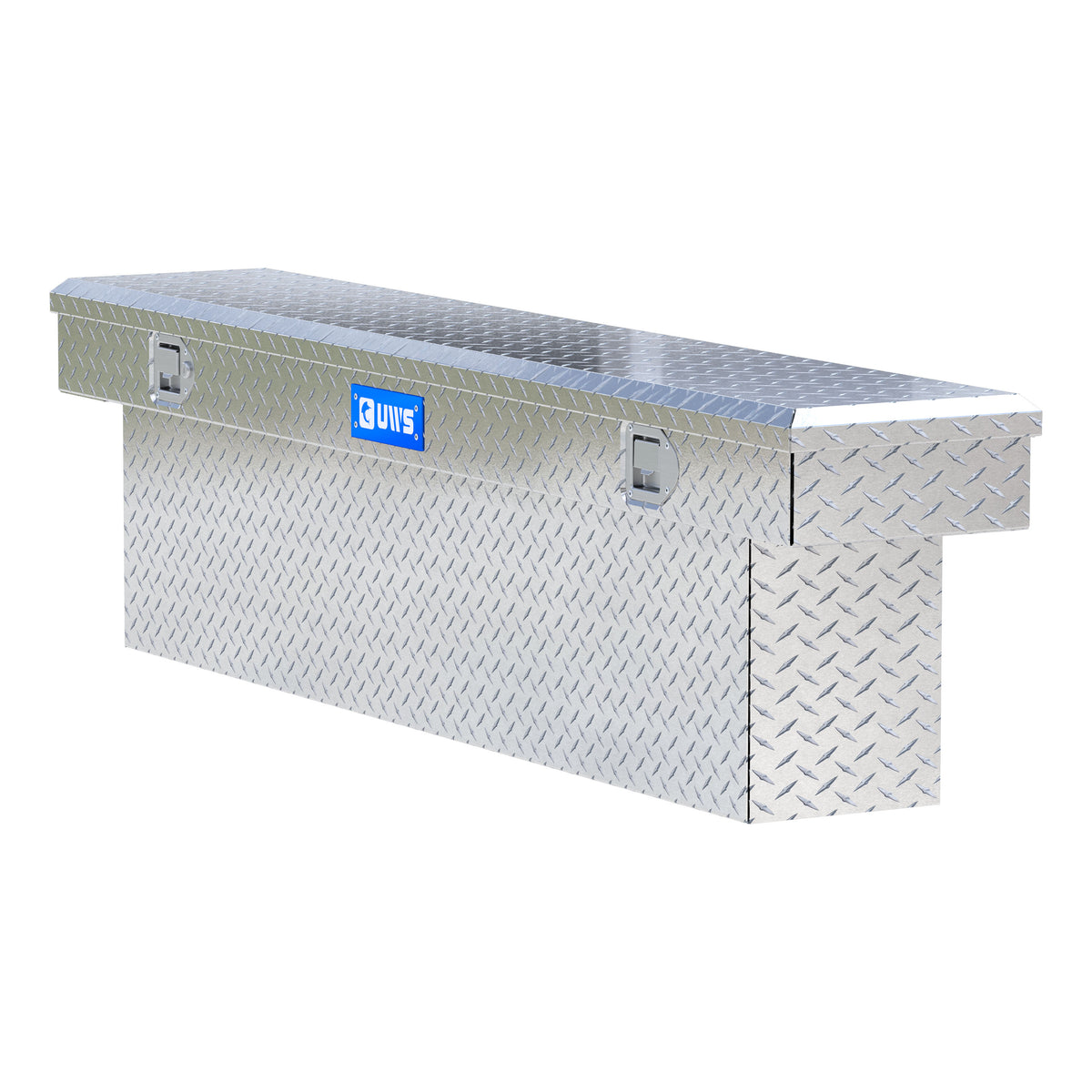 Bright Aluminum 69" Deep Slim-Line Crossover Truck Tool Box