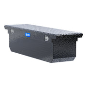 Gloss Black Aluminum 72" Deep Angled Crossover Truck Tool Box with Low Profile