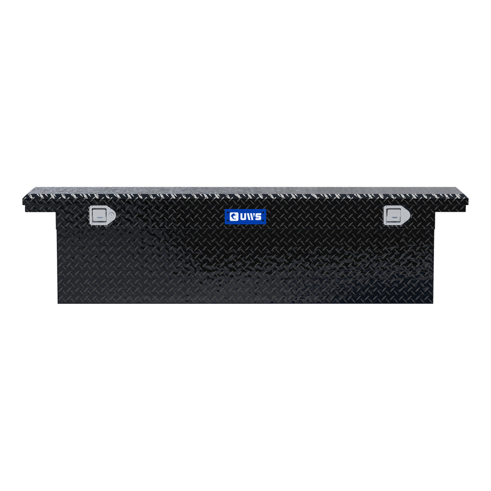 Gloss Black 72" Deep Slim Truck Tool Box, Low Profile