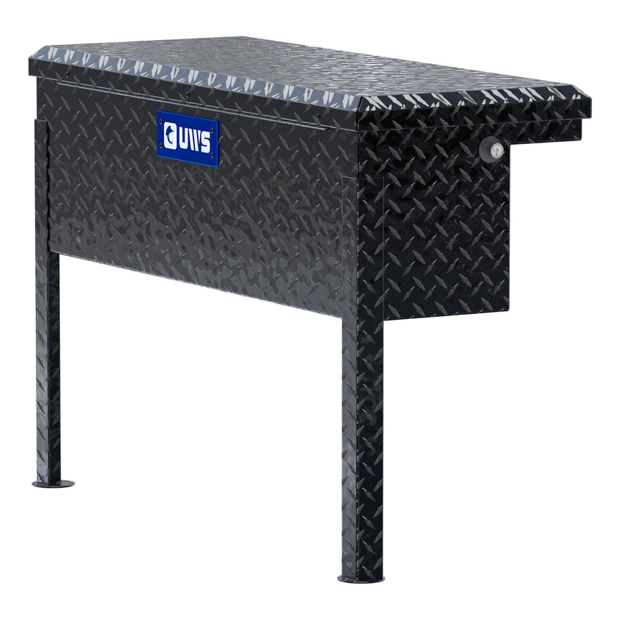 Gloss Black Aluminum 36" Truck Side Tool Box, Low Profile