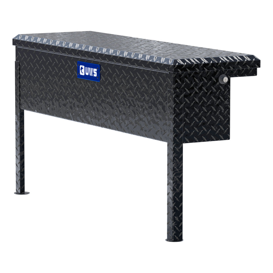 Gloss Black Aluminum 48" Truck Side Tool Box, Low Profile