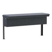 Matte Black Aluminum 48" Truck Side Tool Box, Low Profile