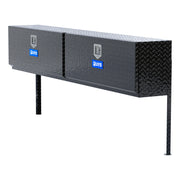 Gloss Black Aluminum 90" Double-Door Topside Truck Tool Box