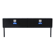 Gloss Black Aluminum 90" Double-Door Topside Truck Tool Box