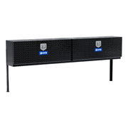 Gloss Black Aluminum 90" Double-Door Topside Truck Tool Box
