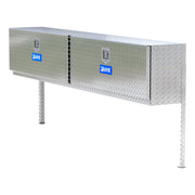 Bright Aluminum 90" Double-Door Topside Truck Tool Box