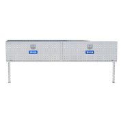 Bright Aluminum 90" Double-Door Topside Truck Tool Box