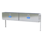 Bright Aluminum 90" Double-Door Topside Truck Tool Box