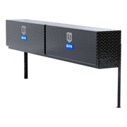 Gloss Black Aluminum 96" Double-Door Topside Truck Tool Box