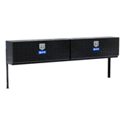 Gloss Black Aluminum 96" Double-Door Topside Truck Tool Box